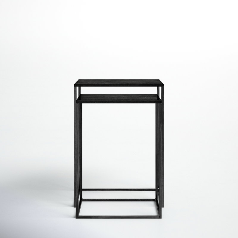 Fraley Iron Top End Table