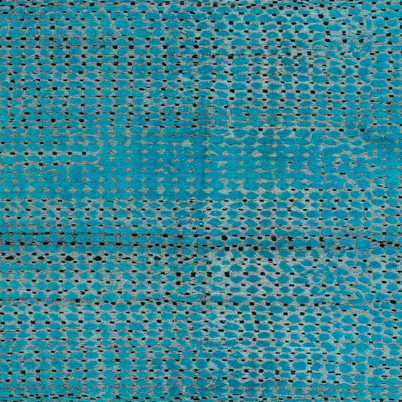 Tapis abstrait moderne 4381, Carré 7 pi