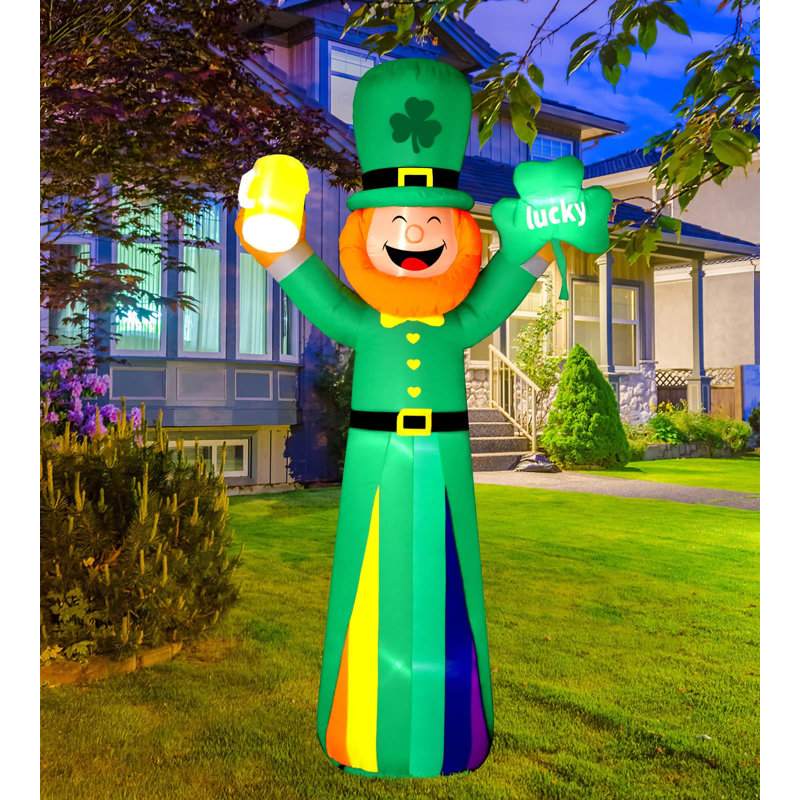 Leprechaun et Shamrock gonflables