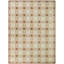 Tapis géométrique à carreaux beige Dehesa-1719313511