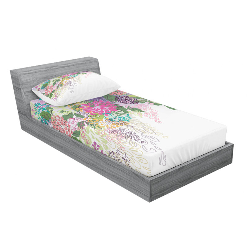 Microfiber Sheet Set, Twin Sheet Set + Fitted Sheet + 1 Pillowcase