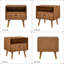 Table de chevet 22 po Mid-Century Modern-834435985