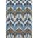 Premium Machine Washable Prisco Blue Rug
