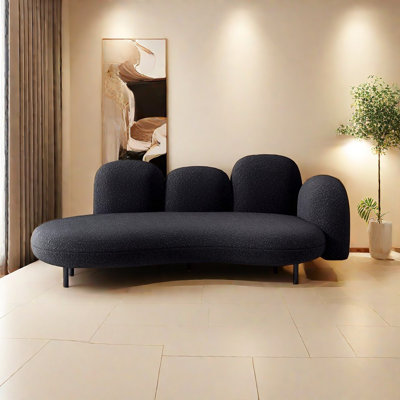 Soft Fabric Chaise Lounge