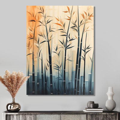 «Bamboo in Quiet Air II» - minimalisme japonais, impression sur métal