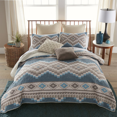 Donna Sharp Desert Point 3PC Southwest Queen Quilt Set