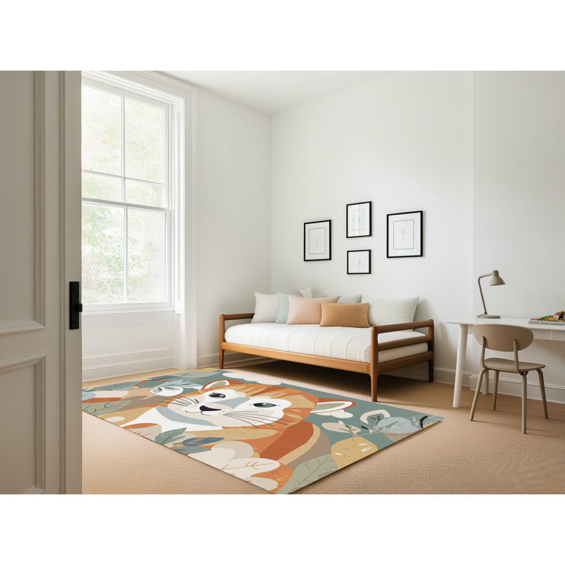 Tapis pour enfants East Urban Home, Rectangle de 5 pi x 8 pi