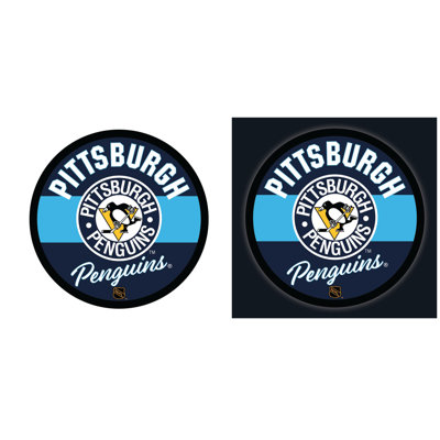 23" NHL Team Vintage LED Lighted Wall Sign Decor