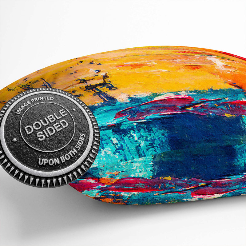 Abstract Square Throw Cushion, 55 x 55 cm