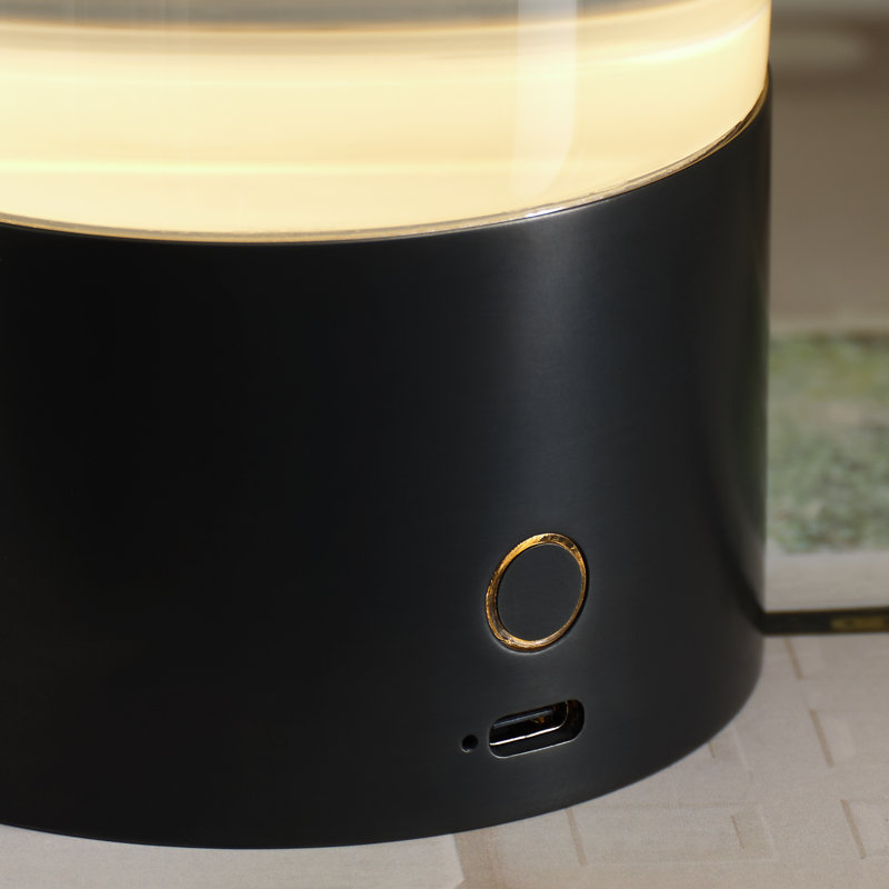 Caspe 8 Rechargeable Table Lamp, Brown