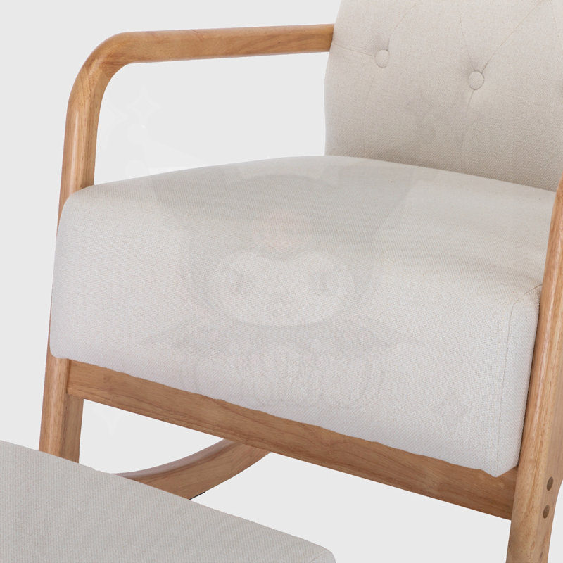 Chaises berçantes, Blanc