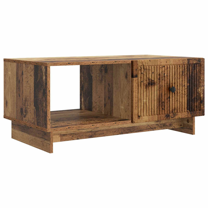 Coffee Table with Storage, Old Wood, 40cm H x 90cm L x 50cm W