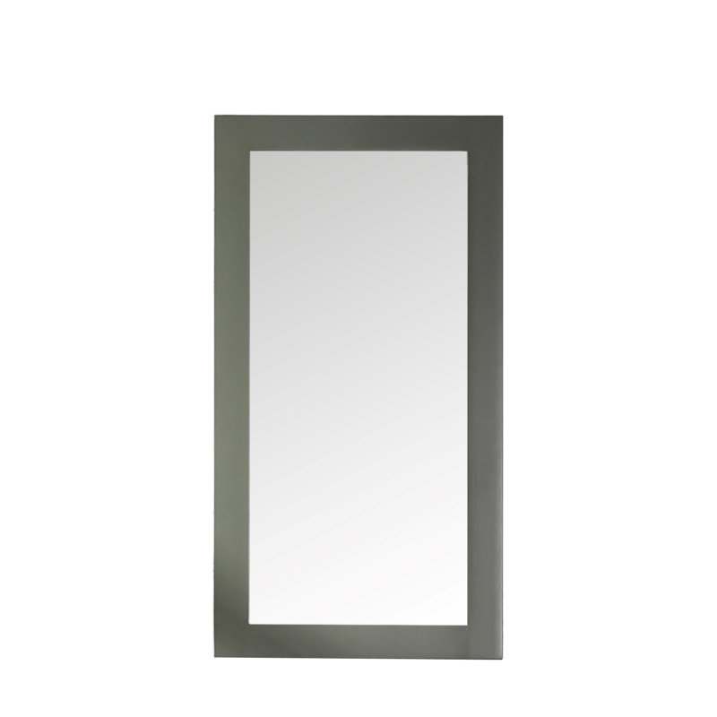 Miroir de salle de bain Malave, 30 po x 16 po, Vert étain