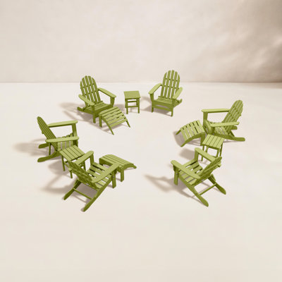 Leighton Foldable Outdoor Adirondack Set