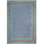 Tapis gris / vert / brun en laine noué à la main 7 pi 10 po x 9 pi 9 po Evan