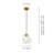 1 - Light Kitchen Island Pendant Light Hand-Blown Glass Shade