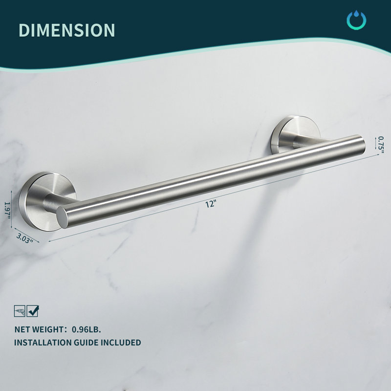 4 - Piece Bathroom Hardware Set, Brushed Nickel