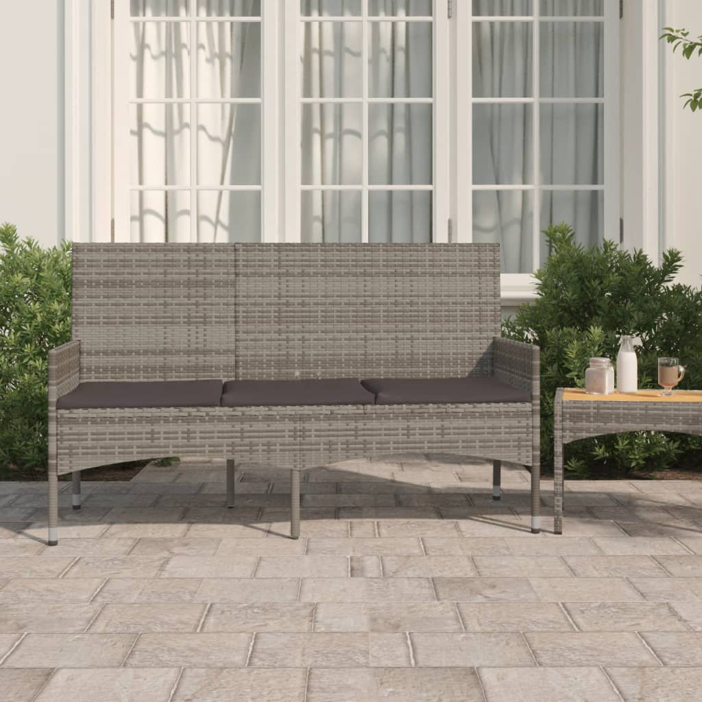 Parkbank aus Polyrattan