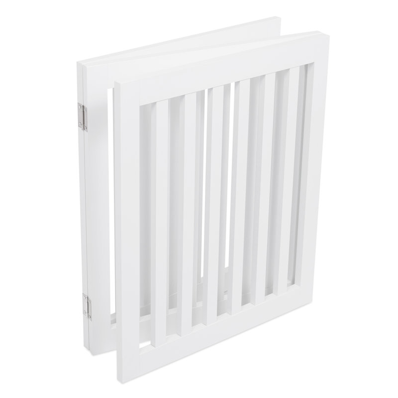 Barrière pour animaux autoportante, Blanc