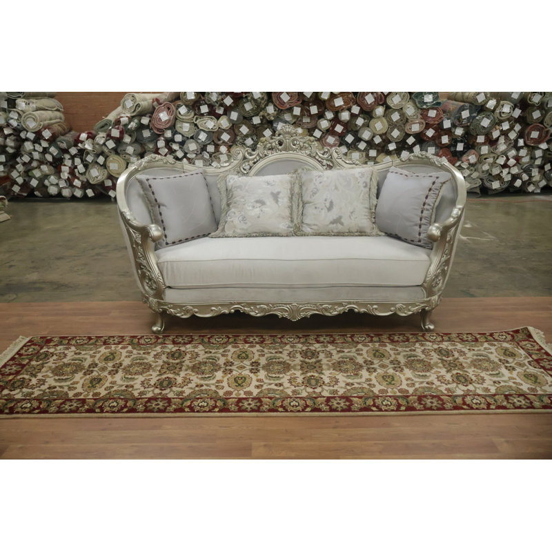 All Over Oriental Wool Agra Runner Rug 3x10