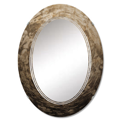 Oval Wall Mirror, Decorative Accent Mirror - Arsyaditama