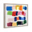 Oliver Gal Pulse of the Palette Abstract - Hand-Applied Glass Coat Framed Canvas Art-12221520-12221521