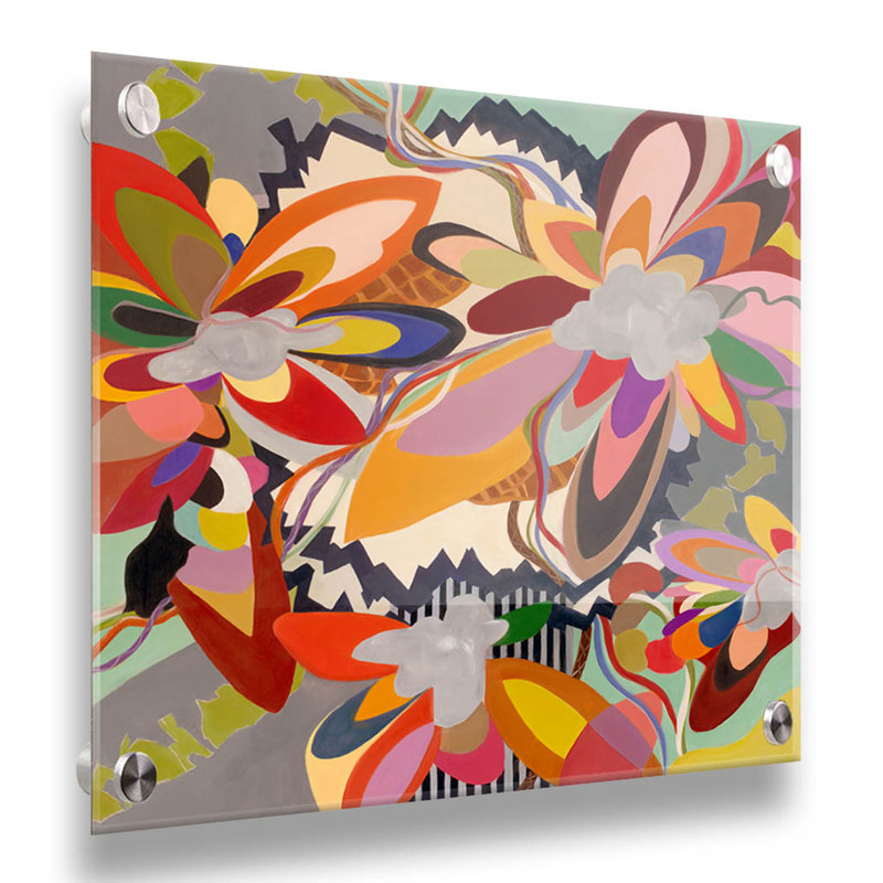 « à ressort », reproduction de peinture à l’acrylique, H 20 po x l 20 po x P 1,5 po, Sans cadre