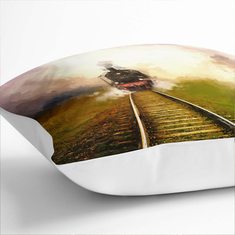 Square Throw Cushion, 55cm H x 55cm W x 20cm D, White