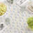 Rectangular Floral Cotton Twill Tablecloth