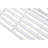 Garden Patio Bench In White - Metal Frame With & Armrest, Strong, Rust-, Protected, Accommodates 2-3 People, Simple Install Style Construction Rustproof, , 2-3, Easy Assembly Required
