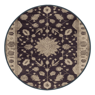 Tapis noir surteint lavable à la machine