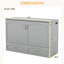Lit escamotable Murphy avec tiroir et ensemble de prises et ports USB, structure de poulie-1011058416-1011058421