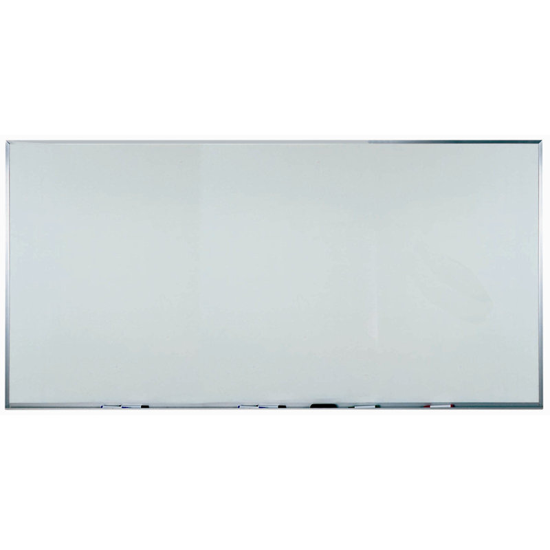 Tableau blanc en métal AARCO, H 4 pi x L 8 pi