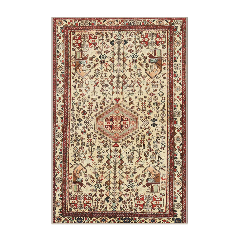 Tapis oriental rouge / beige, Rectangle 2 pi x 3 pi