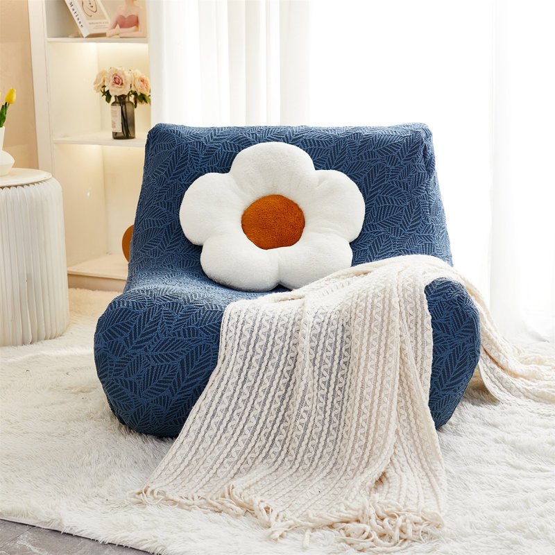 Housse pour fauteuil à billes Chenille - Housse pour fauteuil, convient à la plupart des fauteuils à billes Tatami