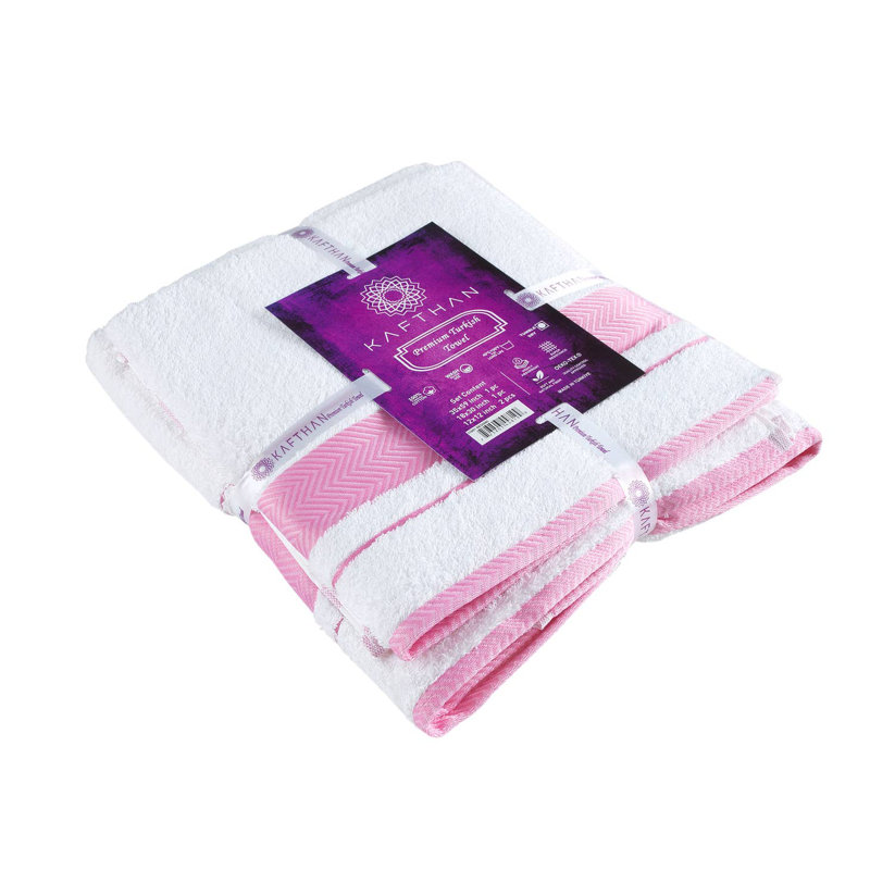 Serviettes de bain Kafthan, Blanc