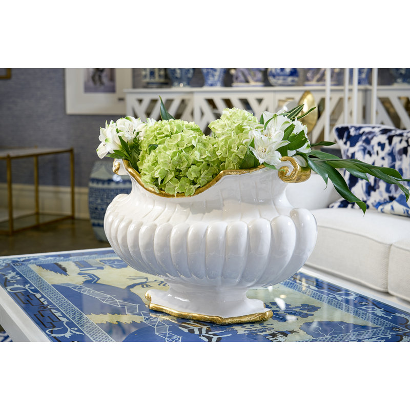 Ceramic Planter, White