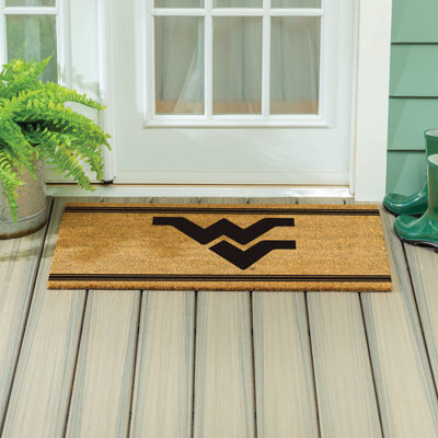 Grand tapis couleur coco de West Virginia University, 36 po x 24 po