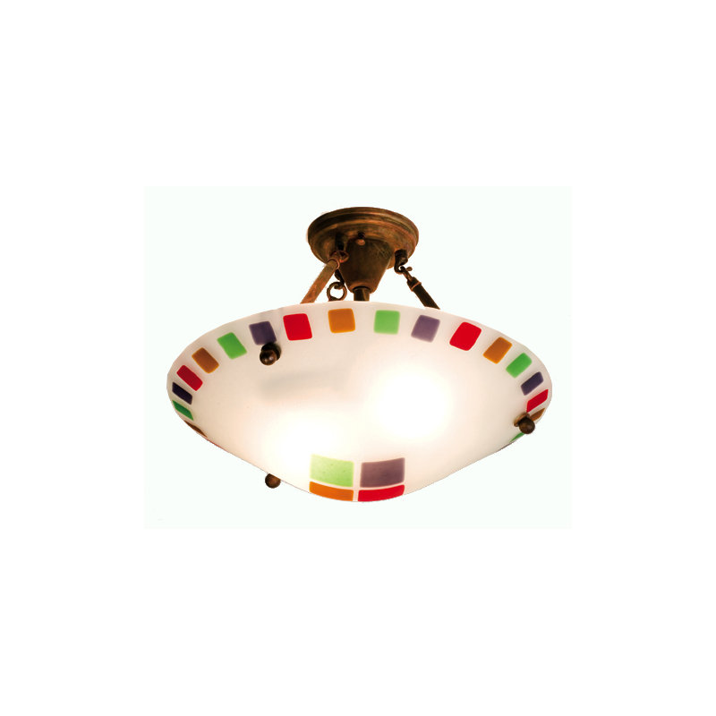 Metro Fusion 2 - Light Semi Flush Mount