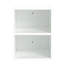 Petites tablettes murales, 12 po, blanc brillant - pour la salle de bain, la chambre à coucher et les espaces de cuisine