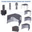 Jarrow 3m x 3m Steel Pop-Up Gazebo-1742647807