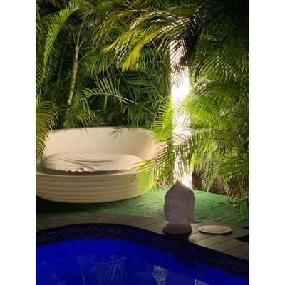 Toscaa 63'' Plug-in Outdoor Floor Lamp