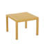 Ensemble 2 pièces intérieur/extérieur comprenant 1 chaise et une table basse, en polypropylène résistant à l'usure, montage facile, idéal pour se détendre au bord de la piscine ou dans le jardin.