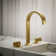 Components Bathroom Sink Spout With Ribbon Design
