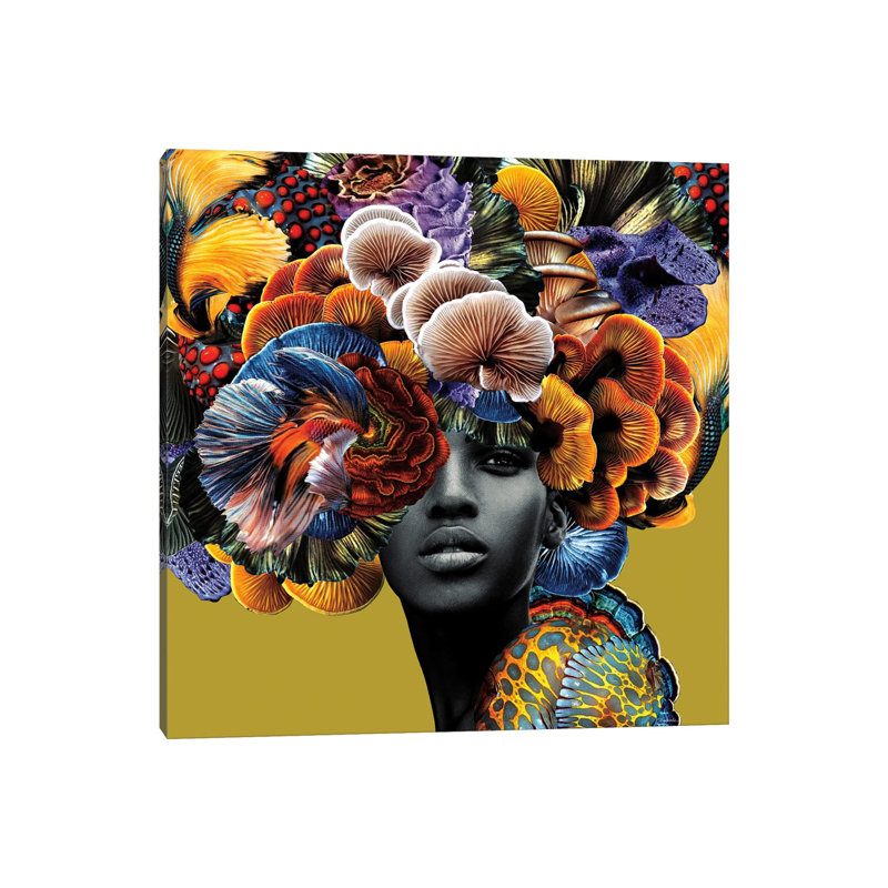 Good Hair by Lolita Lorenzo - Print on Canvas, Wrapped Canvas, 93.98cm H x 93.98cm W x 1.91cm D