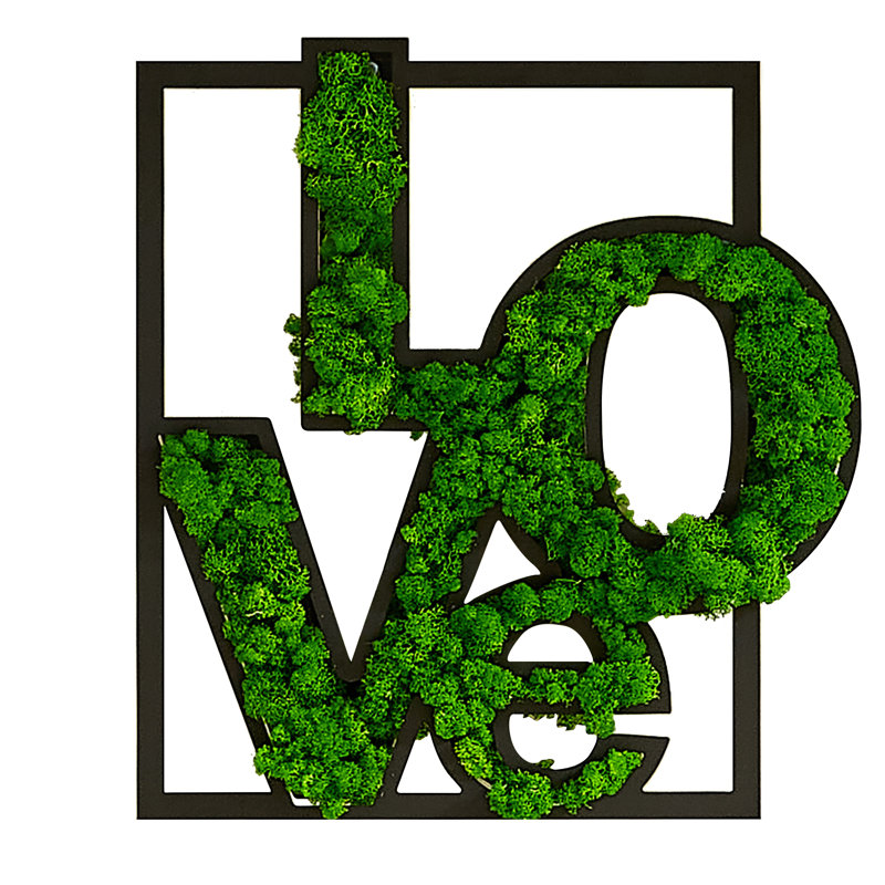 Art mural lettre «Love»