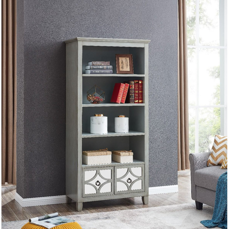 Malcolm 190cm H x 90cm W Standard Bookcase