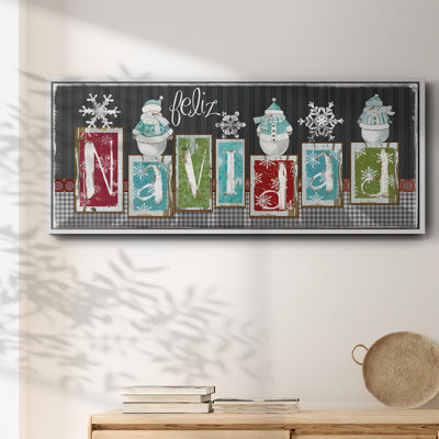 Blocs Navidad - toile encadrée