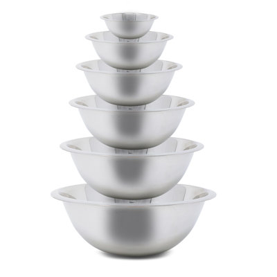 Ensemble de bol à mélanger 6 pièces en acier inoxydable symple stuff Ilene