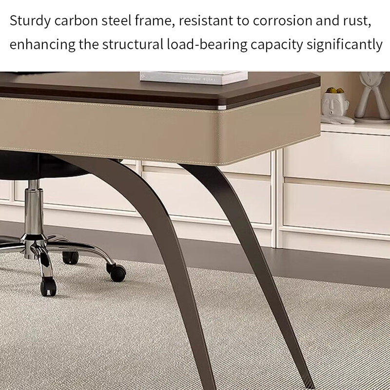 Bureau de style italien avec lumière luxueuse, H 29,53 po x l 47,24 po x P 23,62 po